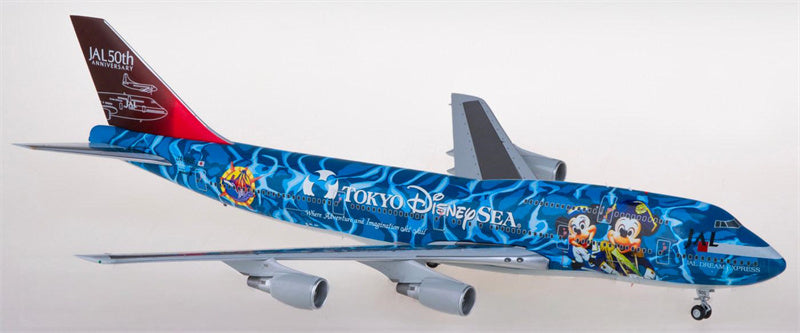 JC Wings Japan Airlines Boeing 747-400D JA8905 1:200 Aircraft Pre-built  Airliner Model Display