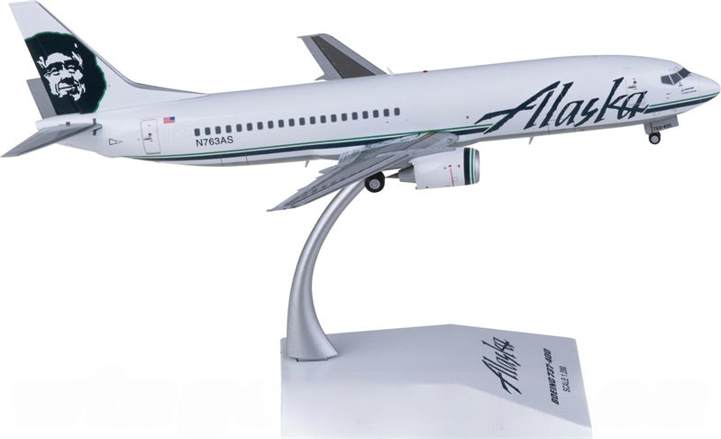 JC Wings Alaska Airlines Boeing 737-400C N763AS 1:200 Diecast Model view 3