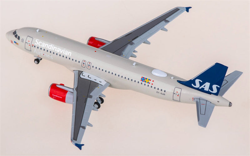 JC Wings 1:400 Scandinavian SAS Airbus A320 OY-KAR Model