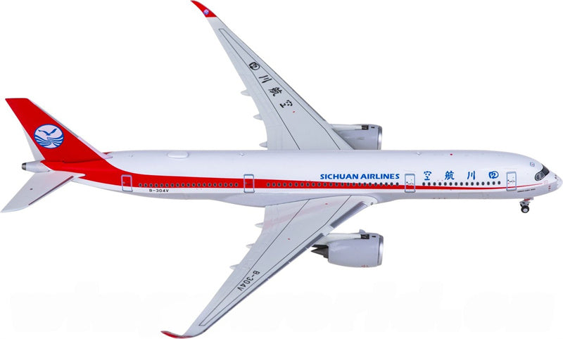 NG Models 1:400 Sichuan Airlines Airbus A350-900 B-304V Diecast Model view 3