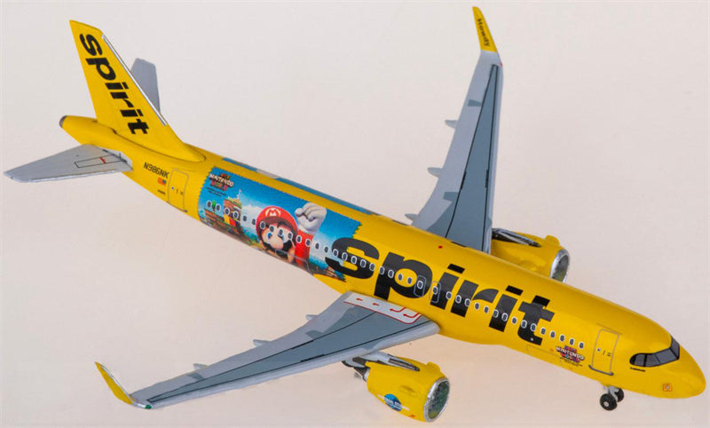 AeroClassics Spirit Airlines Airbus A320neo N986NK 1:400 Aircraft Pre-built  Airliner Model Display