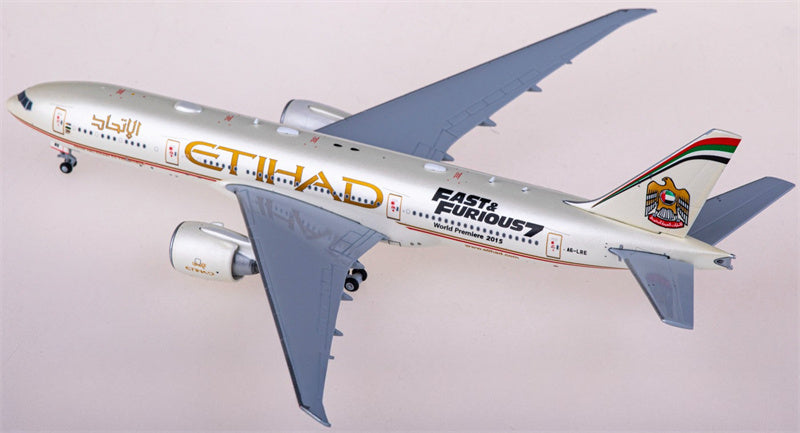 JC Wings 1:400 Etihad Airways Boeing 777-200LR A6-LRE Model