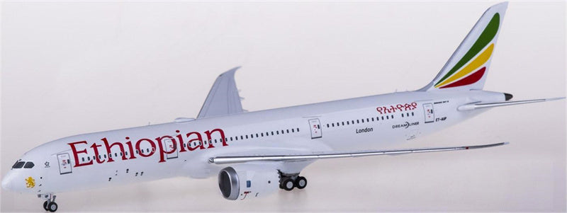 NG Models Ethiopian Airlines Boeing 787-9 ET-AUP 1:400 Airplan Diecast Model view 1