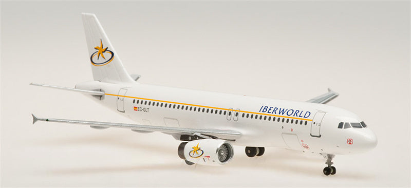 AeroClassics Iberworld Airbus A320 EC-GLT 1:400 Diecast Model view 2