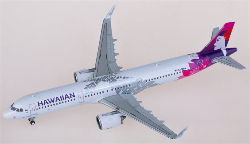 Geminijets Hawaiian Airlines Airbus A321neo N208HA 1:400 Diecast Model view 1