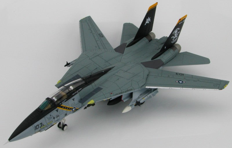 HOBBY MASTER US Navy F-14B VF-103 Jolly Rogers 1:72 Model 2004 USS J. F. Kennedy 60th Anniversary AA103 / 163217