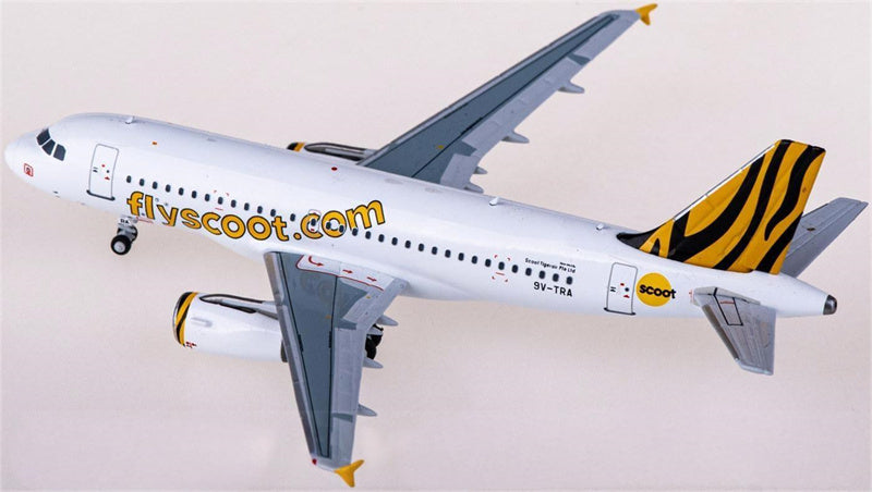 NG Models Scoot for Airbus A319 9V-TRA 1:400 Airplane Pre-built  Airliner Model Display