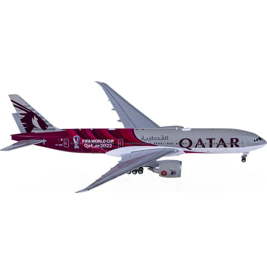 JC Wings Qatar Boeing 777-200LR A7-BBI 1:400 Aircraft Pre-built  Airliner Model Display