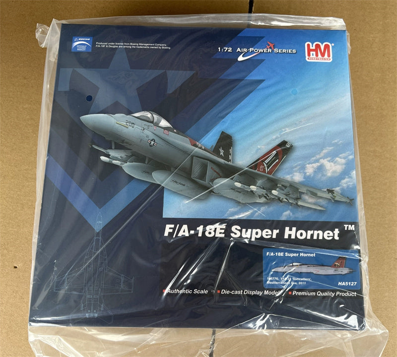 HOBBY MASTER F/A-18E Super Hornet 166776, VFA-31 Tomcatters Mediterranean Sea, 2011 1/72 Aircraft Pre-built Model
