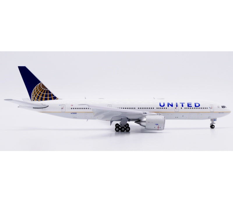 JC Wings 1:400 United Airlines B777-200ER N78001 Flaps down DIECAST Model