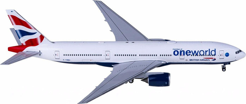 NG Models British Airways for Boeing 777-200ER G-YMMU 1:400 Airplane Pre-built  Airliner Model Display