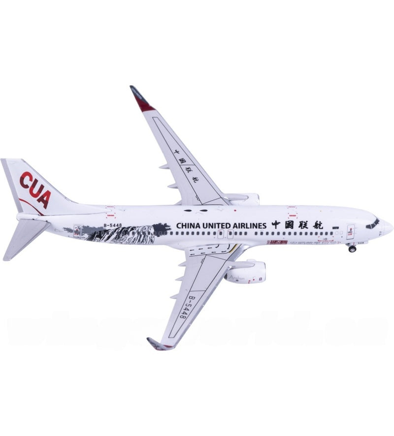 HYJLwings 1:400 China United Airlines Boeing 737-800 B-5448  DIECAST Model