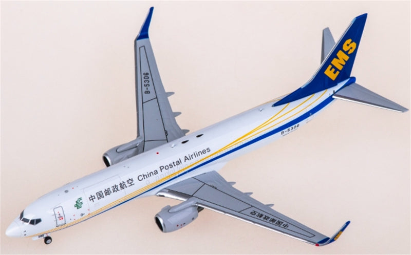 NG Models China Postal Airlines for Boeing 737-800BCF B-5306 for EMS 1:400 Aircraft Pre-built  Airliner Model Display