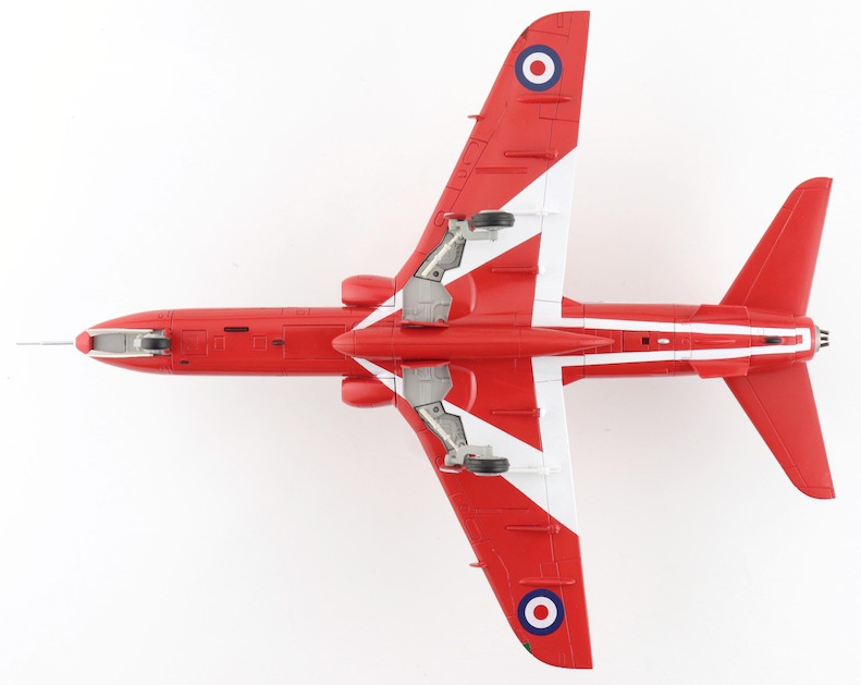 HOBBY MASTER RAF Hawk T.1A Red Arrows 1:48 Model 1989  Silver Jubilee Celebration XX264