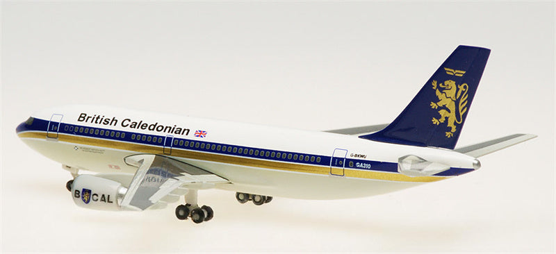 Herpa British Caledonian for Airbus A310-200 G-BKWU 1:500 Airplane Pre-built  Airliner Model Display