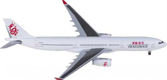 JC Wings Dragonair Airbus A330-300 B-HYA 1:400 Diecast Model view 1