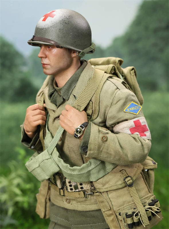 DID WWII US 2nd Ranger Battalion Series 7 – Medic Wade 1:6 Figure Pre-built Model