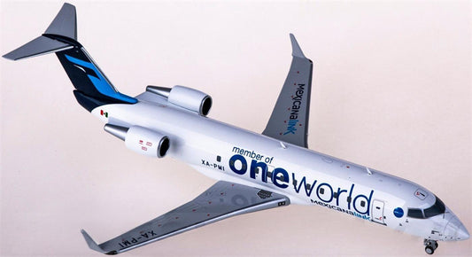 NG Models Mexicana Bombardier CRJ200LR XA-PMI member of oneworld 1:200 Diecast Model view 1