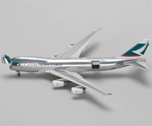YY Wings Cathay Pacific Cargo Boeing 747-400F B-HUP Polished Interactive 1:400 Diecast Model view 1