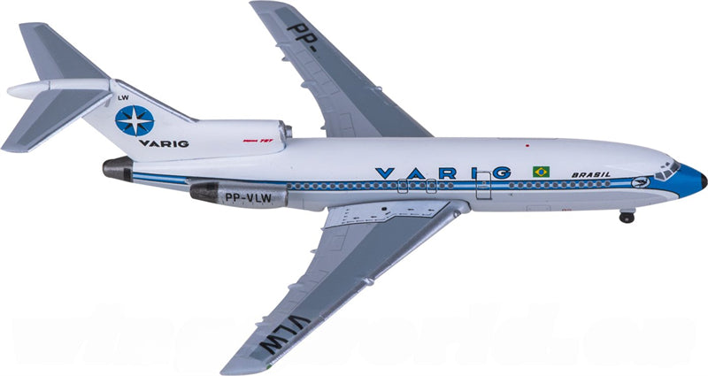 AeroClassics VARIG Boeing 727-100 PP-VLW 1:400 Diecast Model view 2