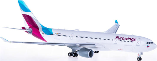 Herpa Eurowings for Airbus A330-200 D-AXGA 1:200 Aircraft Pre-built  Airliner Model Display