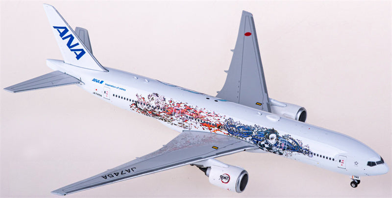 Phoenix ANA Boeing 777-200ER JA745A 1:400 Diecast Model view 4