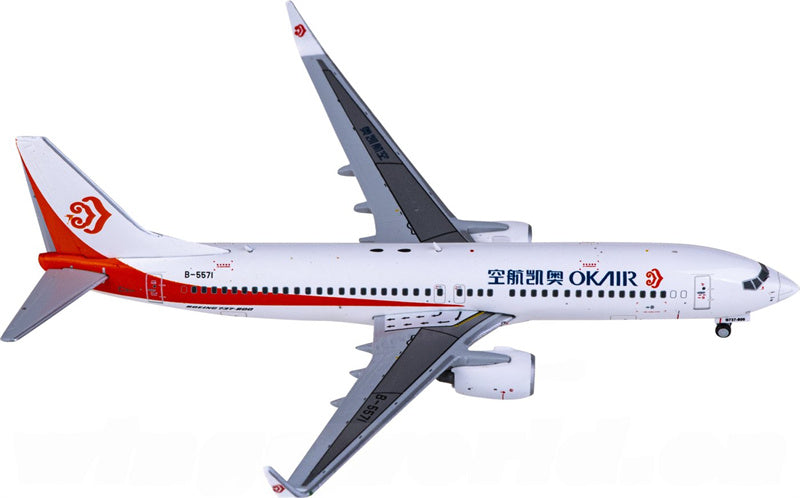 JC Wings OK Air Boeing 737-800 B-5571 1:400 Diecast Model view 3