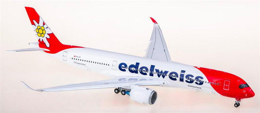 JC Wings Edelweiss Air Airbus A350-900XWB HB-IHC Flaps Down 1:200 Aircraft Model
