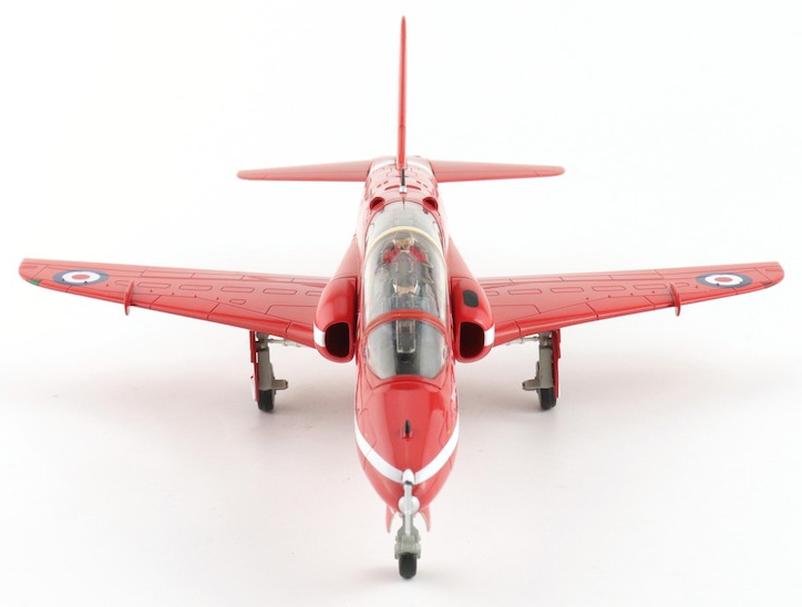 HOBBY MASTER RAF Hawk T.1A Red Arrows 1:48 Model 1989  Silver Jubilee Celebration XX264