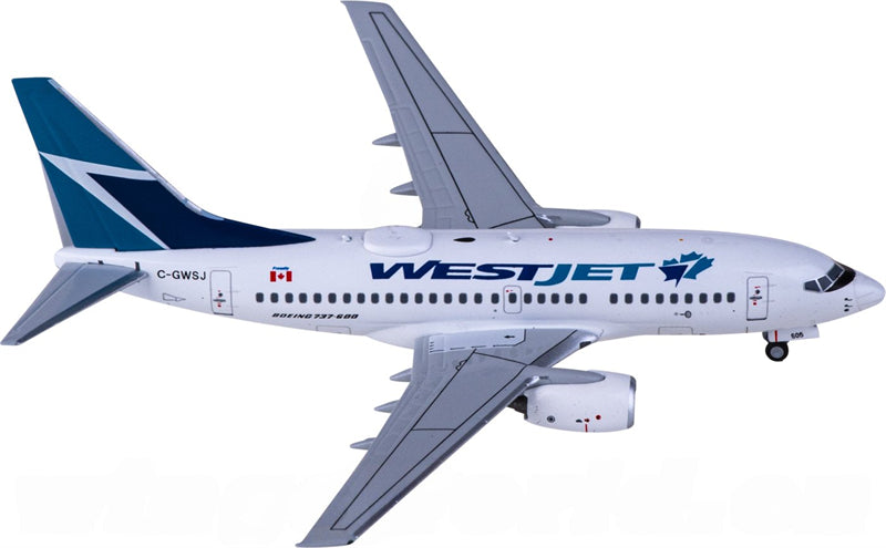 NG Models WestJet Boeing 737-600 C-GWSJ 1:400 Diecast Model view 1