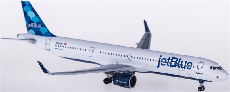 AeroClassics JetBlue Airbus A321neo N2002J 1:400 Diecast Model view 1
