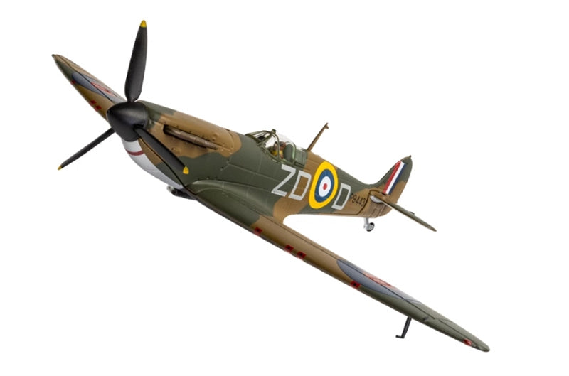 CORGI Supermarine Spitfire MkI - RAF No.222 Sqn - Flt Lt Douglas Bader (Battle of Britain 85) 1:72 Airplane Pre-built Model