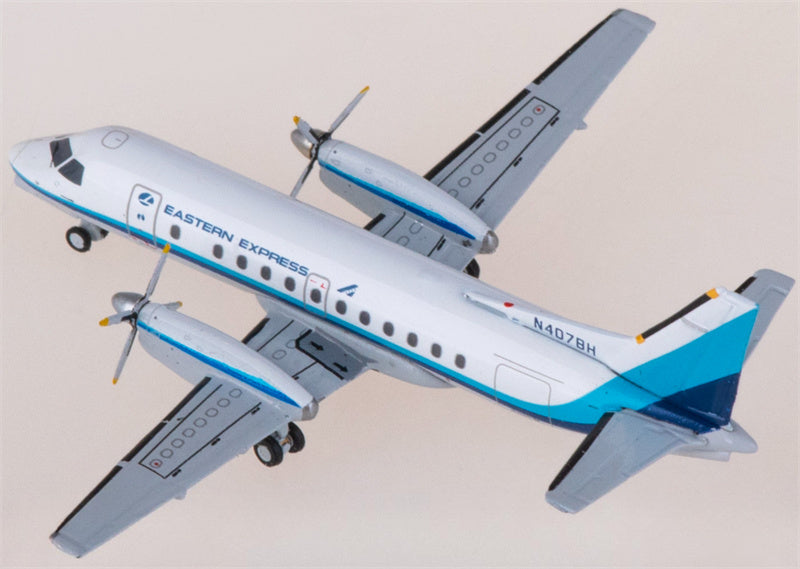 Geminijets Eastern Express for Saab 340A N407BH 1:400 Aircraft Pre-built  Airliner Model Display