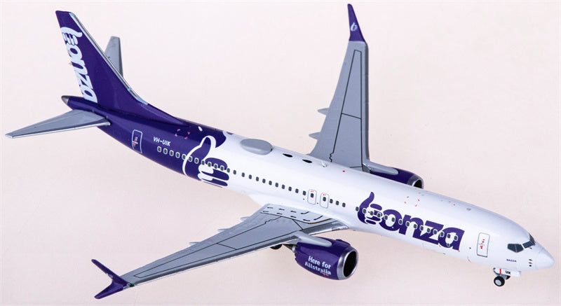 NG Models Bonza Boeing 737 MAX 8 VH-UIK 1:400 Diecast Model view 4