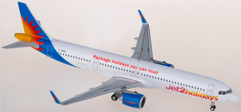 Geminijets Jet2 Airbus A321neo G-SUNB 1:200 Diecast Model view 1
