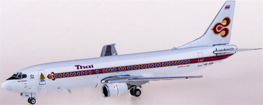 Phoenix Thai Airways for Boeing 737-400 HS-TDK King's logo 1:400 Airplane Pre-built  Airliner Model Display