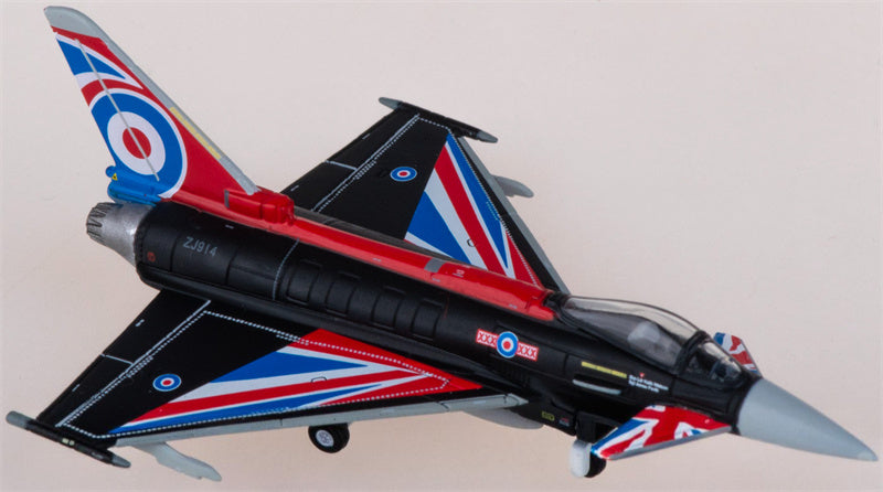Herpa Eurofighter Typhoon ZJ914 1:200 Airplane Pre-built  Airliner Model Display