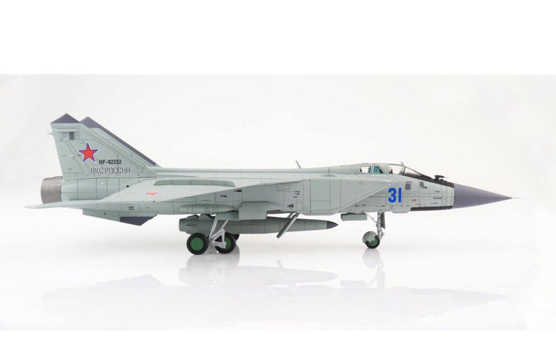 HOBBY MASTER MIG-31K Foxhound D with KH-47M2 Kinzhal hypersonic missile 2022 1/72 Aircraft Pre-built Model