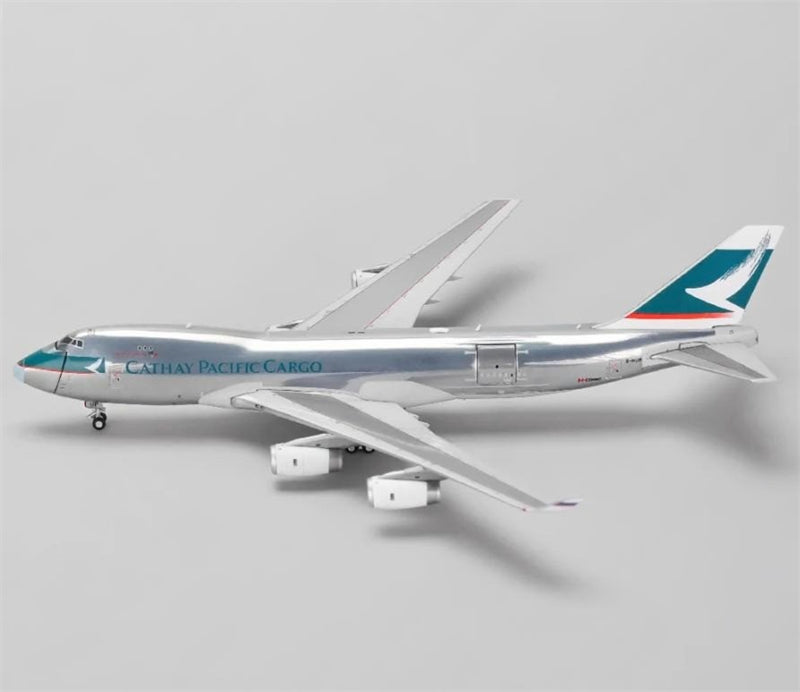 YY Wings Cathay Pacific Cargo Boeing 747-400F B-HUP Polished Interactive 1:400 Diecast Model view 2