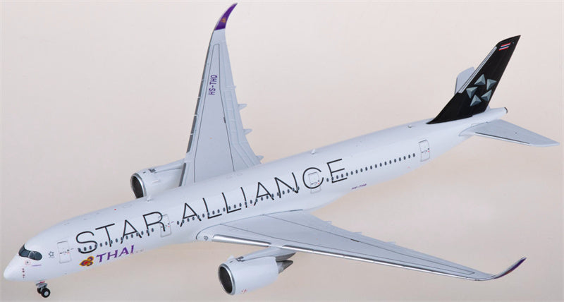 JC Wings Thai Airways Airbus A350-900 HS-THQ Star Alliance 1:400 Diecast Model view 3