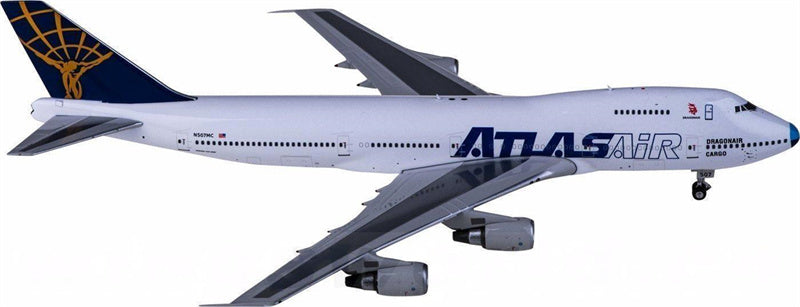 Phoenix Atlas Air Boeing 747-200 N507MC 1:400 Diecast Model view 2