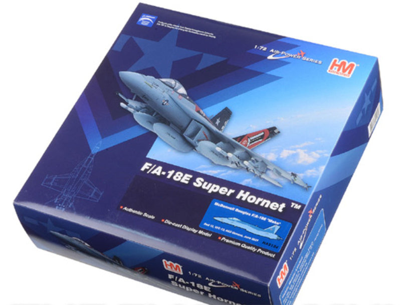 HOBBY MASTER F/A-18E Super Hornet  US Navy Mako Red 12 VFC-12 NAS Oceana June 2021 1:72 Aircraft Pre-built Model