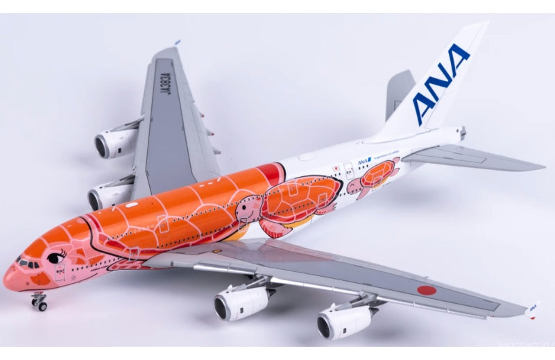 HX Models 1:400 ANA A380 JA383A Flaps down DIECAST Model