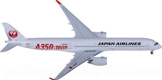 JC Wings Japan Airlines for Airbus A350-1000XWB JA02WJ 1:400 Airplane Pre-built Airliner Model Display