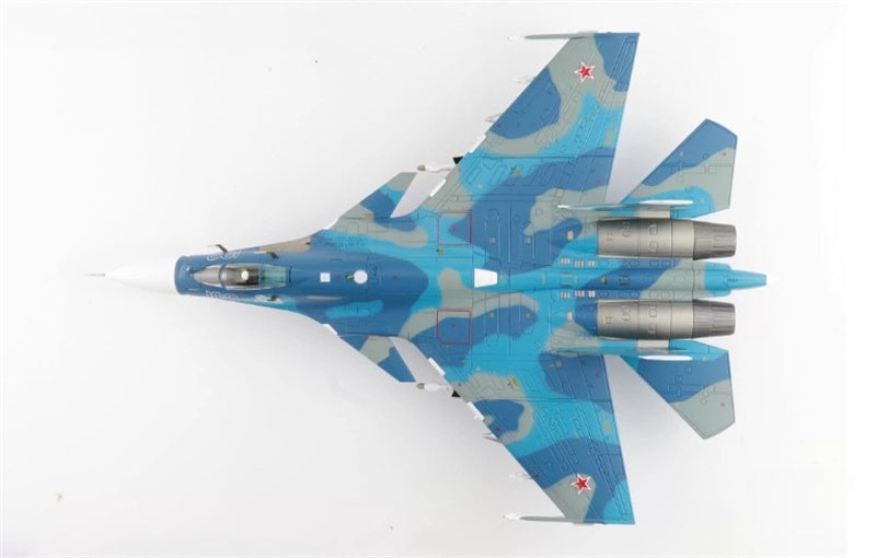 HOBBY MASTER Su-27K Sea Flanker Bort 109 aircraft carrier Admiral Kuznetsov Mediterranean Sea 1996 (with KH-41 Moskit missile) 1:72 Airplane Pre-built Model