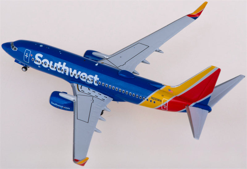 NG Models Southwest Airlines Boeing 737-700 N221WN 1:400 Diecast Model view 2