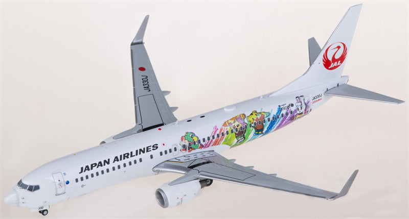 JC Wings Japan Airlines Boeing 737-800 JA330J 1:200 Aircraft Pre-built  Airliner Model Display