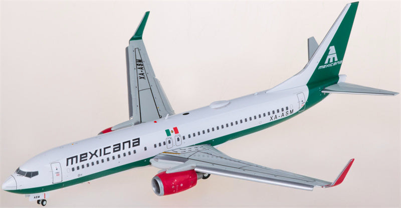 Geminijets Mexicana Boeing 737-800 XA-ASM Flaps Down 1:200 Diecast Model view 1