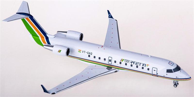 NG Models Air Sahara for Bombardier CRJ200ER VT-SAQ 1:200 Airplane Pre-built  Airliner Model Display