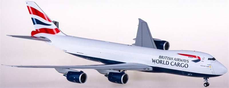 JC Wings British Airways World Cargo Boeing 747-8F G-GSSF 1:200 Diecast Model view 1